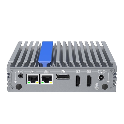 J3710 Τριπλή οθόνη 2 HDMI DP Dual Lan Mini PC για ψηφιακή σήμανση