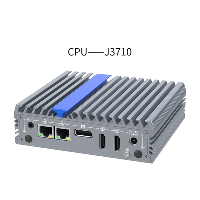X86 Mini PC Pen-Tium J3710 DDR3 HD 1.6ghz Χωρίς ανεμιστήρα Βιομηχανικός Mini PC