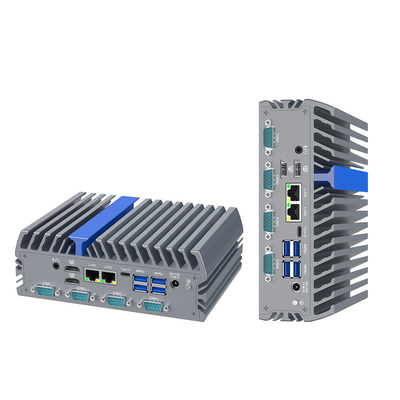 Din-Rail Μίνι PC Box Υπολογιστής με Ddr5 Ram M.2 Ssd Τριπλή οθόνη
