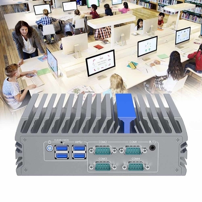 Μίνι Βιομηχανικός Ελέγχος PC N100 Χωρίς ανεμιστήρα Mini PC Ηλεκτρική τροφοδοσία DC 12V