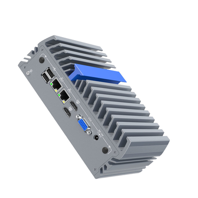 Λογισμικό μικρής μορφής N100 2 Lan 4 Com 6 USB Mini PC 12 Volts