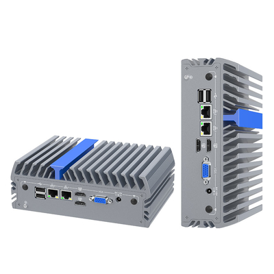 N100 Μίνι Υπολογιστής 2 Lan 2 USB 2.0 VESA Mount Linux Μίνι Υπολογιστής Προγραμματισμού