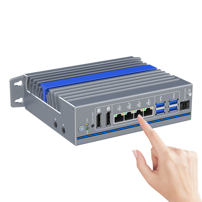 Χωρίς ανεμιστήρα Soft Router Intel I5-1235u Ddr5 M.2 Ssd 4 Port Lan Mini PC