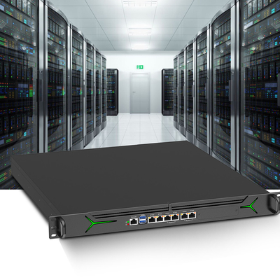 1U 19 ιντσών Rackmount Server Pfsense 6 RJ45 Lan Port VPN 64GB