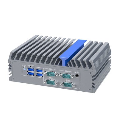 Βιομηχανικός μίνι υπολογιστής J6412 Δύο λάν DDR4 Ram M.2 SSD Fanelss Μίνι υπολογιστής Watchdog για σύστημα Pos