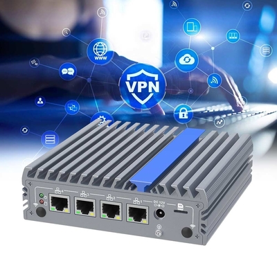 16GB N100 Διπλή οθόνη Ενεργειακό τείχος προστασίας Barebone 2.5G LAN Fanless Βιομηχανικός Μίνι PC