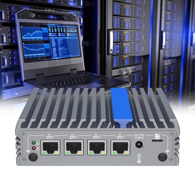 4 θύρες Ethernet Μίνι Υπολογιστής N100 Χωρίς ανεμιστήρα Μίνι PC Pfsense