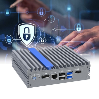 DC 12V N100 Firewall Μίνι PC 2.5G 4 LAN DDR5 Soft Router Pfsense