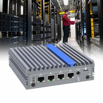 4 Lan Μίνι PC N100 DDR4 M.2 Fanless Box Firewall Οικιακού Router