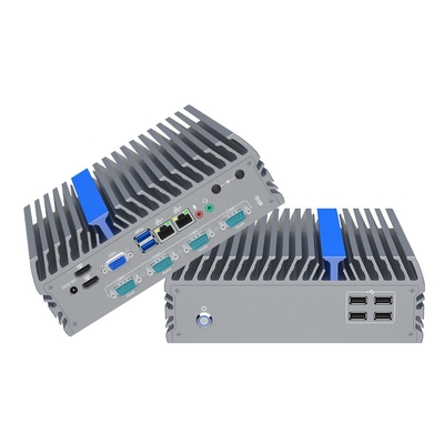 X86 Χωρίς ανεμιστήρα Βιομηχανικοί υπολογιστές I7 I5 I3 2 Rs232 8 Usb Linux