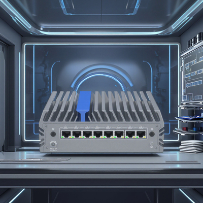 Φάιργουολ PC 6 Lan Ports Fanless Μίνι PC Φάιργουολ Ράουτερ Pfsense