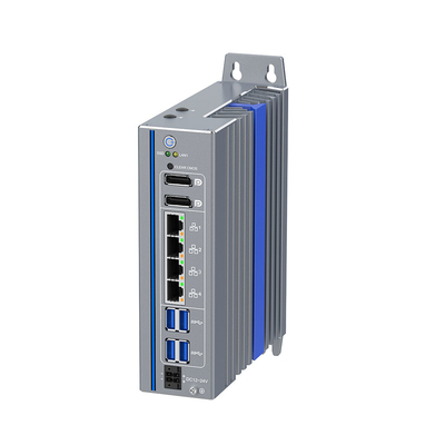 12η γενιά I5 Mini PC 4 θύρες Ethernet Υποστήριξη WiFi CAN GPIO COM Din Rail Computer