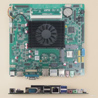 Συμπαγής Λεπτή Mini Itx Μητρική Πλακέτα DDR3 MSATA Διπλό LAN 10 USB & 6 COM Ports